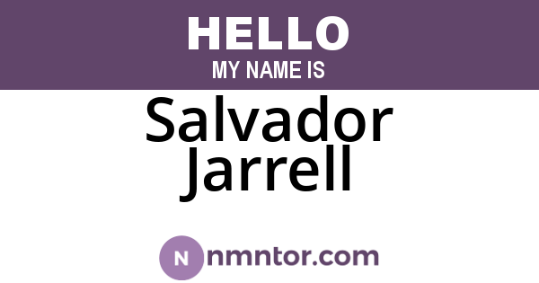 Salvador Jarrell