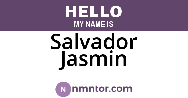 Salvador Jasmin