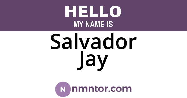 Salvador Jay