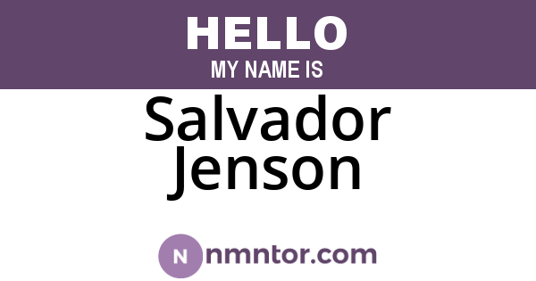 Salvador Jenson