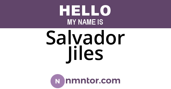 Salvador Jiles