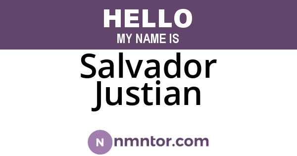 Salvador Justian