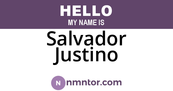 Salvador Justino