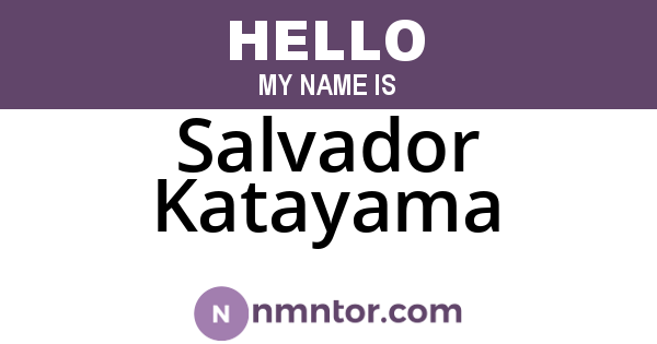 Salvador Katayama
