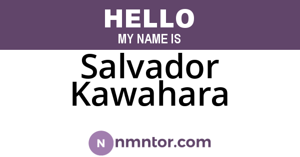 Salvador Kawahara