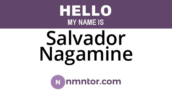 Salvador Nagamine