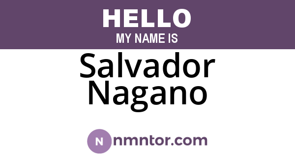 Salvador Nagano