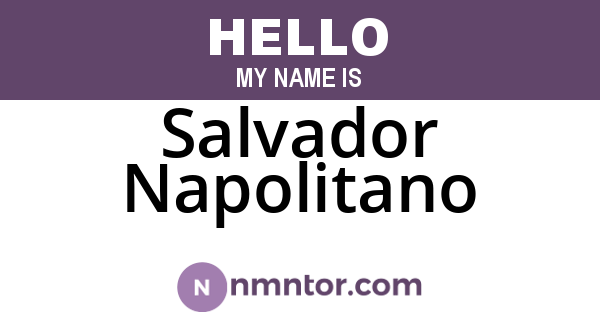 Salvador Napolitano