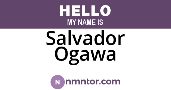 Salvador Ogawa