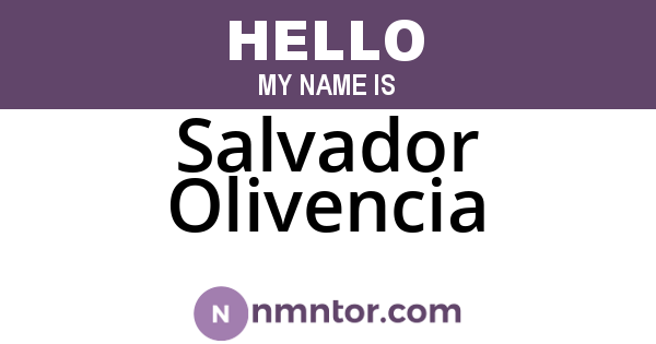Salvador Olivencia