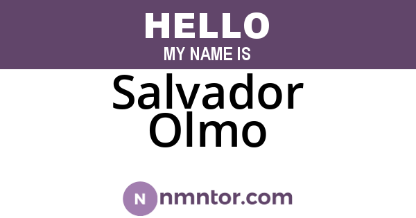 Salvador Olmo