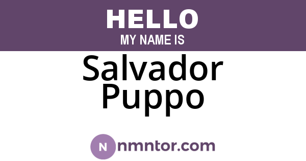 Salvador Puppo