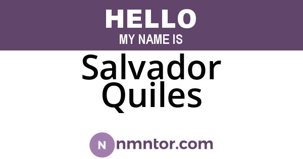 Salvador Quiles