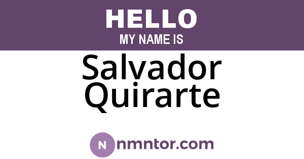 Salvador Quirarte