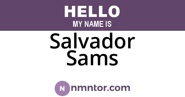 Salvador Sams