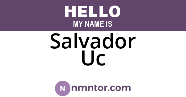 Salvador Uc