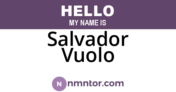 Salvador Vuolo
