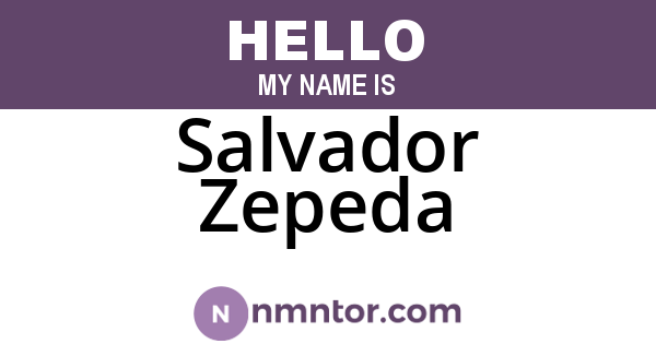 Salvador Zepeda
