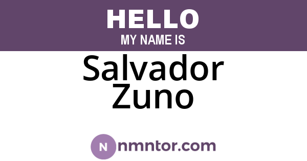 Salvador Zuno