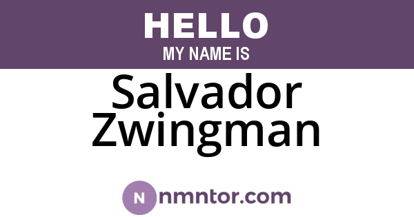 Salvador Zwingman