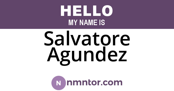 Salvatore Agundez