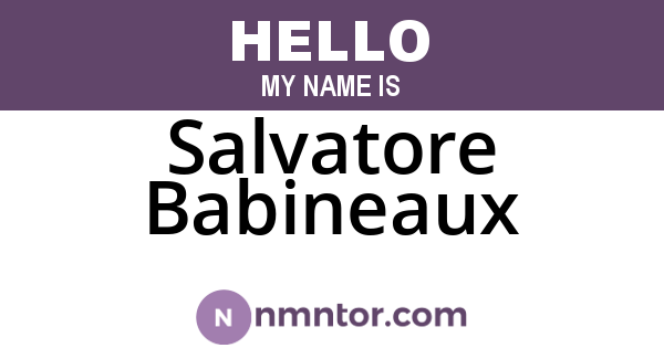 Salvatore Babineaux