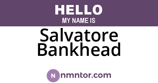 Salvatore Bankhead