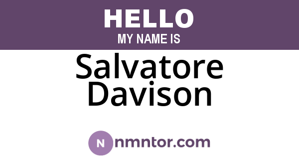 Salvatore Davison