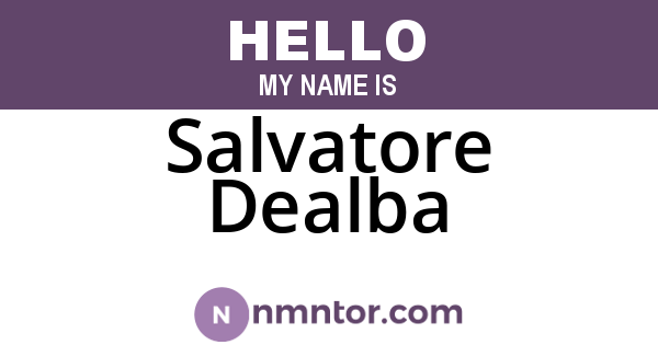 Salvatore Dealba