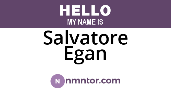 Salvatore Egan