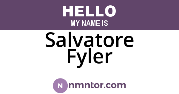 Salvatore Fyler