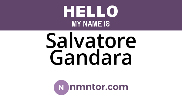 Salvatore Gandara