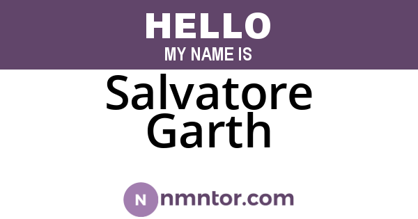 Salvatore Garth