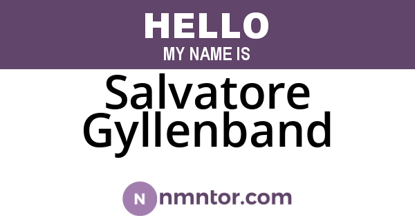 Salvatore Gyllenband