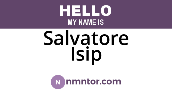Salvatore Isip