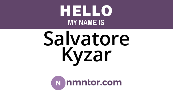 Salvatore Kyzar