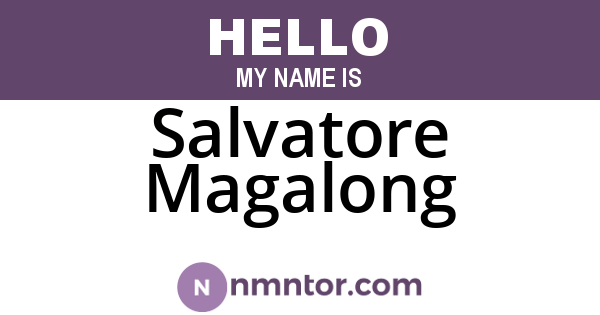 Salvatore Magalong