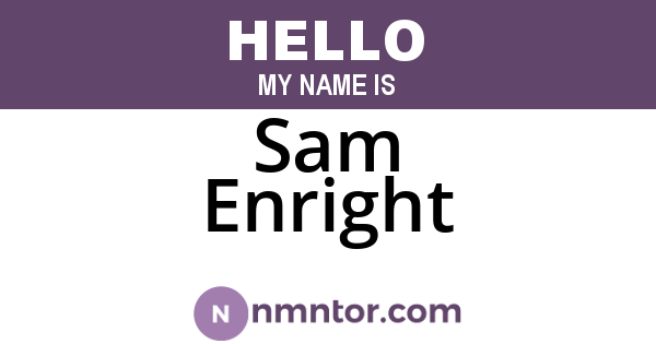 Sam Enright