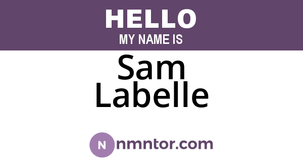 Sam Labelle