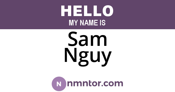 Sam Nguy