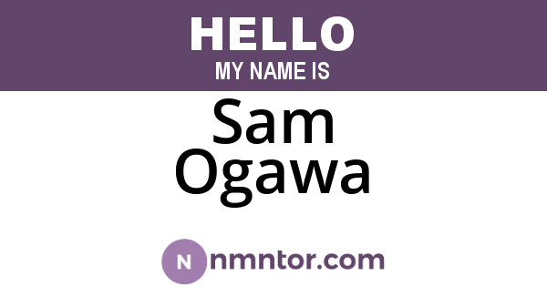 Sam Ogawa