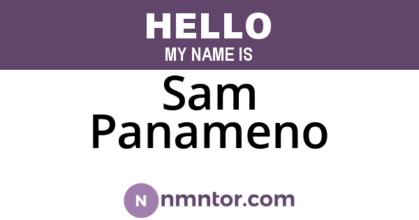 Sam Panameno