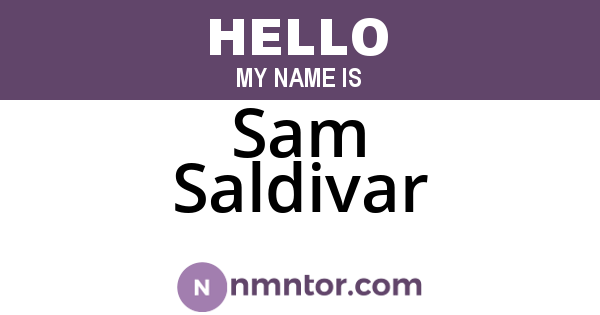 Sam Saldivar