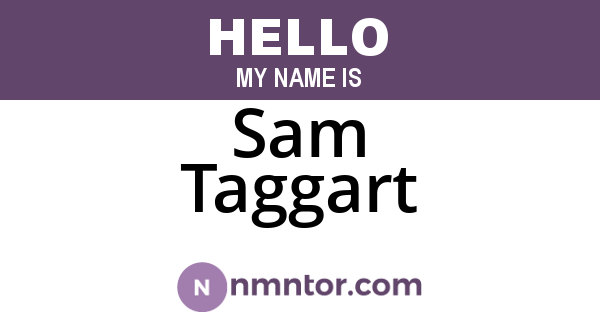 Sam Taggart