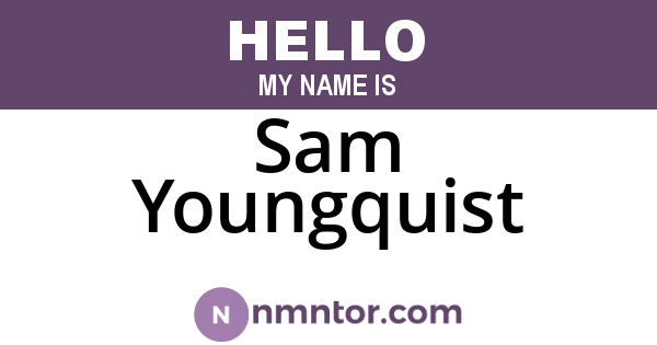 Sam Youngquist