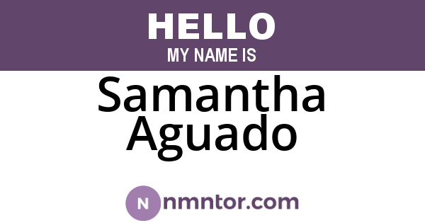 Samantha Aguado
