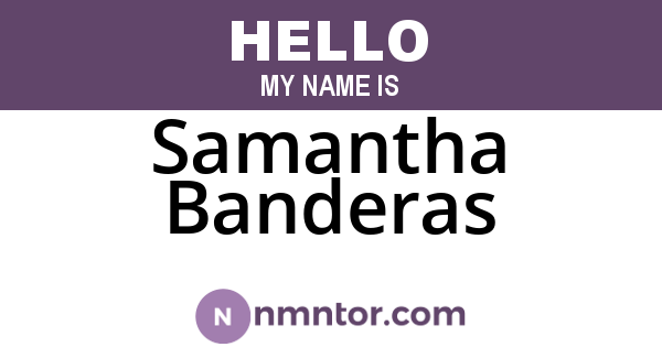 Samantha Banderas