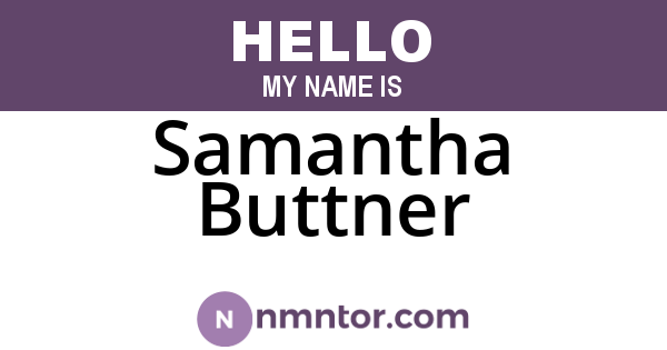 Samantha Buttner