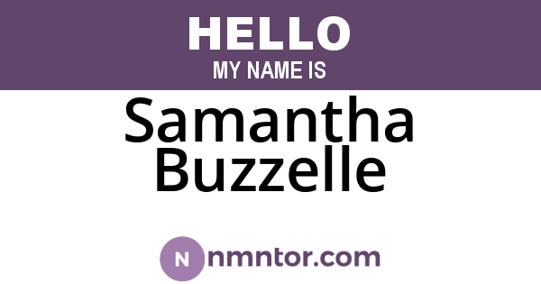 Samantha Buzzelle