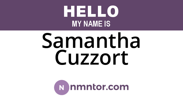 Samantha Cuzzort